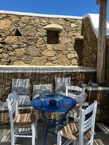 Blue and white Mykonos