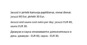 Atostogų namas su baseinu, jacuzzi ir pirtimi