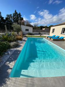 Villas Le point BE - Magnifique villa avec piscine chauffee - de mai a septembre - pour 6 personnes : photos des chambres