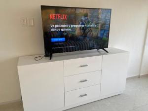 Beach front and lagoon view condo in Cancun