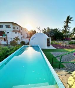 Yellow house 6 minutos de playa