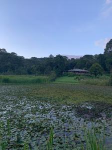 Linda casa em frente ao lago