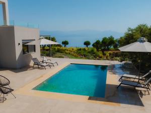 Oceanfront Villa Elaia Private Pool & Panoramic Views