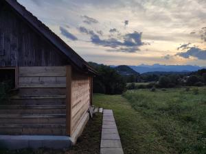 Rustic glamping on a farm 