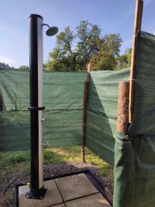 Rustic glamping on a farm 