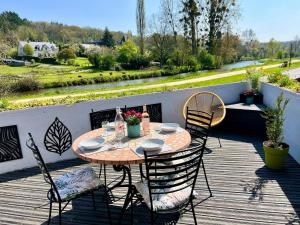Quai du Val is a Charming Pet and Family Friendly Riverside Gite in Lehon close to Dinan Sleeps 7