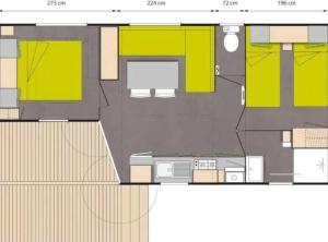 Campings Camping 4 etoiles - Piscine - efceih : Mobile Home - 6