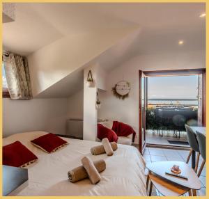 Appartements Le Balcon du Lac I T2 I Cite d-Yvoire : photos des chambres