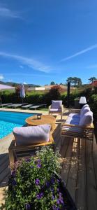 Villas Casa di Leccia, Superbe Villa a proximite immediate des plages, piscine privee : photos des chambres