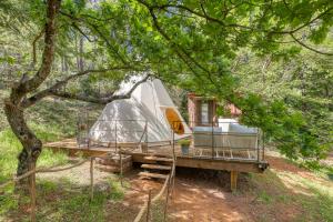 Tentes de luxe Tipi a Roussillon : photos des chambres