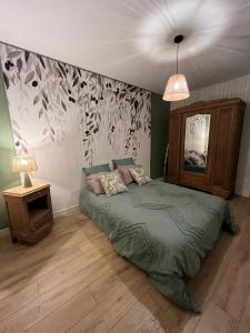 Maisons de vacances Gite Ecrin de Verdure Jacuzzi et piscine : photos des chambres