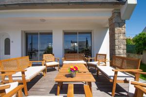 Maisons de vacances Maison d-Heol I Grande terrasse & vue mer : photos des chambres