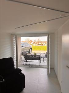 Modern room with terrace