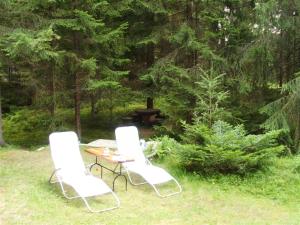 Chata v lese pri rieke Bela