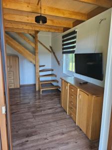 Domek letniskowy brązowy -całoroczny