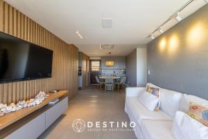 Cobertura Beira-Mar no Barra Bali | 4 Quartos, Varanda Gourmet e Churrasqueira - Destino BSM 418