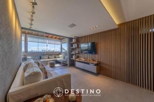 Cobertura Beira-Mar no Barra Bali | 4 Quartos, Varanda Gourmet e Churrasqueira - Destino BSM 418