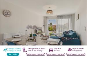 Jolie maison pour 6 avec jardin