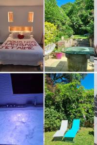Evasion Romantique love room jacuzzi jardin privé près de Paris
