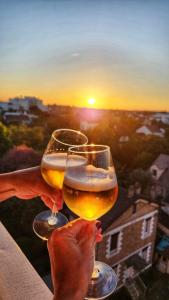 Appartements Studio lumineux 3 min Gare Houilles - RER A, Ligne L et J : Appartement 1 Chambre