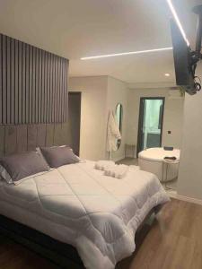 Linda vista e banheira no Capivari