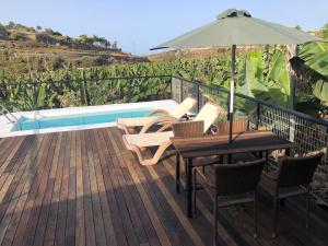 Casita entre plataneras, a 10 minutos Playa