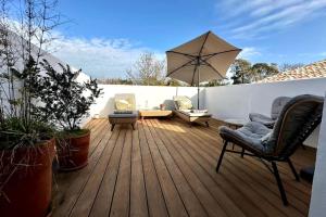 Appartements The Lighthouse Quiet terrace apartment on the port : photos des chambres