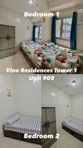 Vine Residences 2BR, Unli WiFi, PrimeVideo, freeparking Near Mall, Kiddie Pool 902
