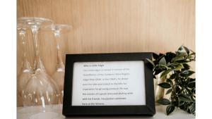 Edgar at Lake George Winery at Tiny Away