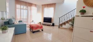 House with a tropical garden