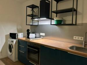 Modernes 1-Zimmer Apartment mit 2 Einzelbetten in Offenbach bei Frankfurt