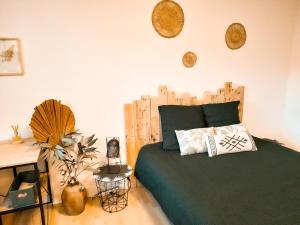Appartements JOLI STUDIO AVEC PARKING ET NETFLIX - Proche du palais des exposition, du stade de Beaublanc et du Zenith : photos des chambres