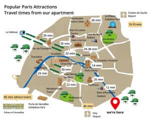Appartements Adrien & Minmin-s cozy home, 15 minutes to Paris : photos des chambres