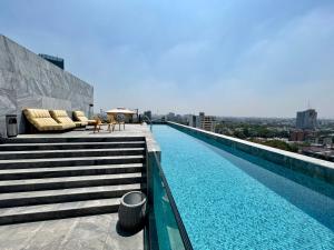 Roma Norte, pool, gym, rooftop, coworking, balcony & parking