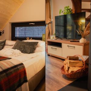 Osada LoveLaski - balia jacuzzi, sauna i kominek - całoroczne domki premium