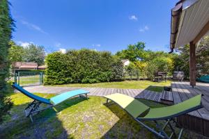 Maisons de vacances Chalet dans residence pietonne : photos des chambres