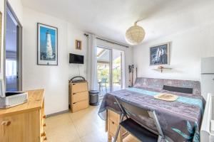 Maisons de vacances Chalet dans residence pietonne : photos des chambres