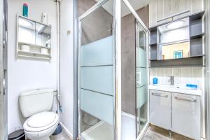 Maisons de vacances Chalet dans residence pietonne : photos des chambres