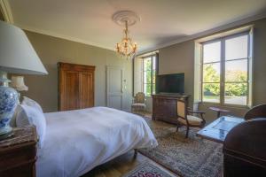 Appart'hotels Le Chateau du Sollier - Charme calme et confort climatisation a 5mn du peage : photos des chambres
