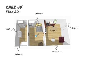 Appartements Chez Jo- parking et jardin, calme et cosy WisdhomeConciergerie : photos des chambres