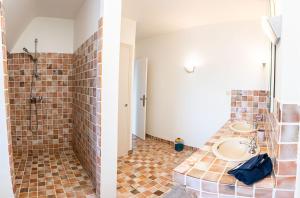 Maisons d'hotes La Bonne Etoile - Chambres d'hotes et Appartements - : Chambre Familiale avec Salle de Bains Privative