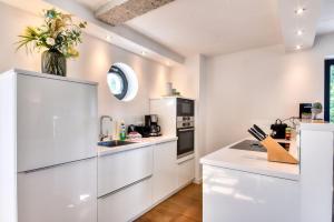 Ferienwohnung Sonnenloft 14 mit eigenem Kamin und Sauna im Haus Düne 7 Prora
