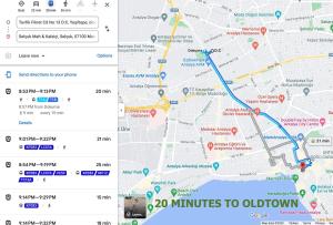 Big flat 20 minutes to Oldtown