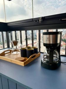 Studio com Vista, 4 pessoas, próximo à Faria Lima & Congonhas