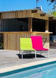Maisons de vacances Maison landaise au calme entre Bordeaux et Atlantique : photos des chambres