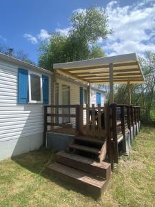 Campings Mobil-home 3ch le Per Malou Camping Les Clarines : photos des chambres