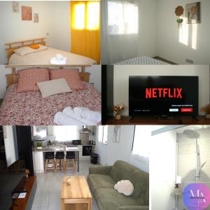 TRIO HOME,3 chambres, parking privé gratuit, wifi haut débit, 10min LA ROCHELLE,15min île de ré
