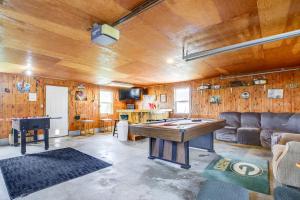 Walk to Beach Home with Game Room and Yard in Algoma!
