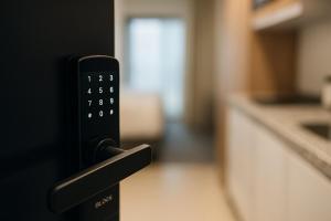 Studios Sofisticados com Ar, Cozinha, piscina, coworking e metrô a 5 min