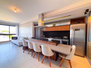 Apê Moderno, AC | 450m Praia Canasvieiras